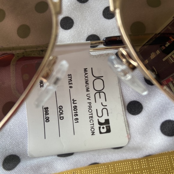 Gold Aviator Sunglasses - Picture 2 of 2